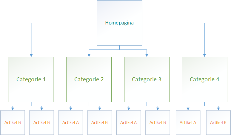 boom website structuur